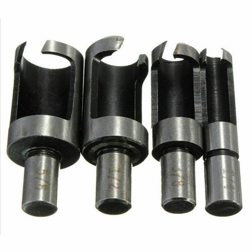 4pcs wood plug cutters deep - 4pcs,