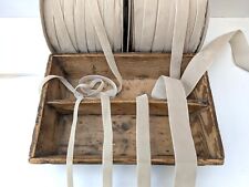 Beige blonde velvet ribbon