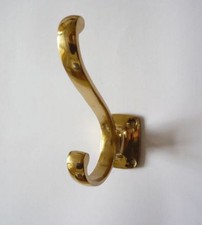 Brass Hat and Coat Hook with