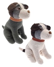 PAIR of Jack Russell Terrier Design Novelty Door Stop - Weighted