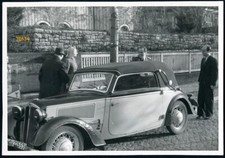 military DKW car w flag of