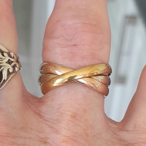 9ct yellow white rose gold - &,