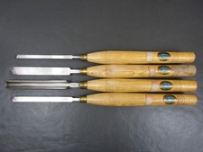 Set of 4 vintage turning