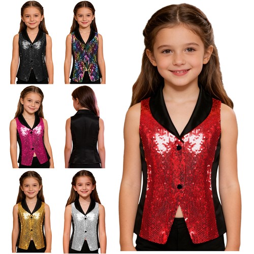 Girls glittery sequin satin - sequin,