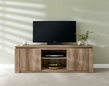 Large Oak TV unit Media Stand
