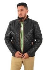 Mens Diamond Quilted Padded