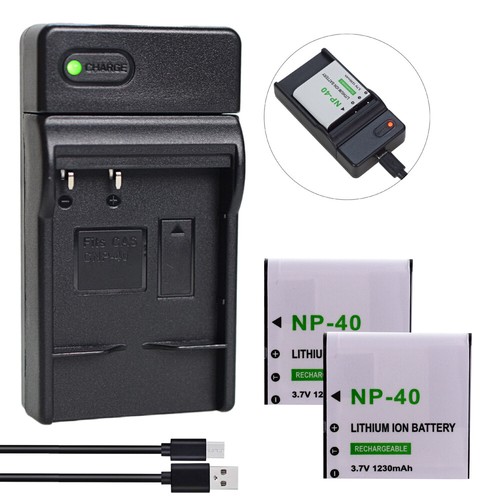 Battery charger for casio - 2x,