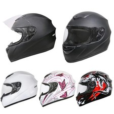 ZORAX ZOR-819 Full Face Motorcycle Helmets Motorbike Scooter Crash Safe On Road