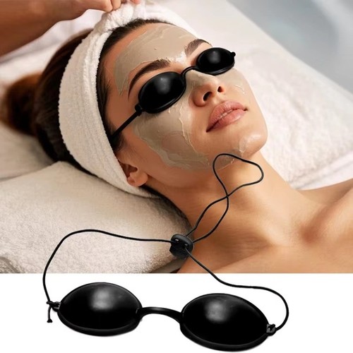 2pcs sunbed goggles - goggles, red