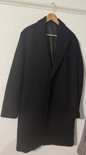 Zara Coat Black with Wool Eu