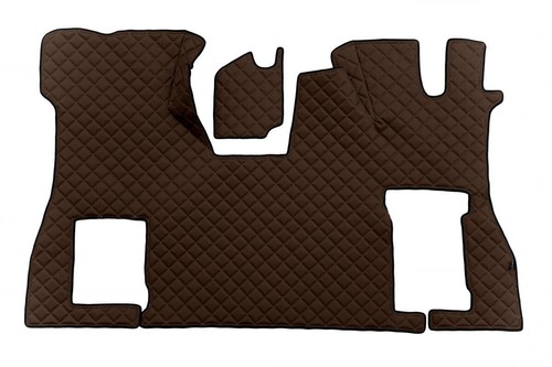 Eco leather brown rhd - leather,
