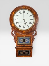 Antique Walnut Drop Dial Wall
