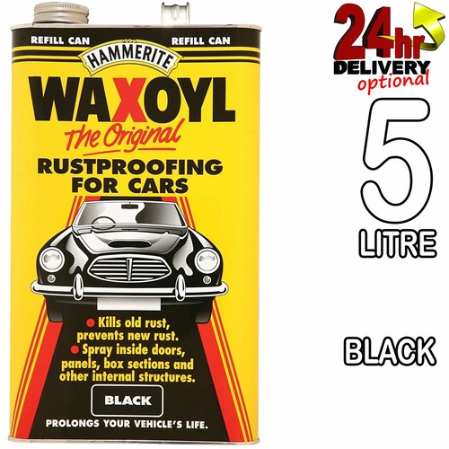 Hammerite 5litre black refill - 5litre,