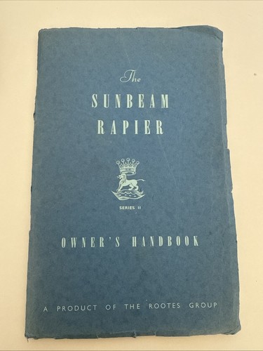 1958 sunbeam rapier series - 1958,