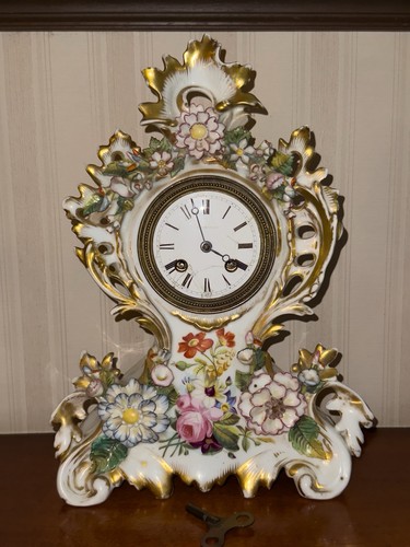 Mantel clock leroy paris - clock,
