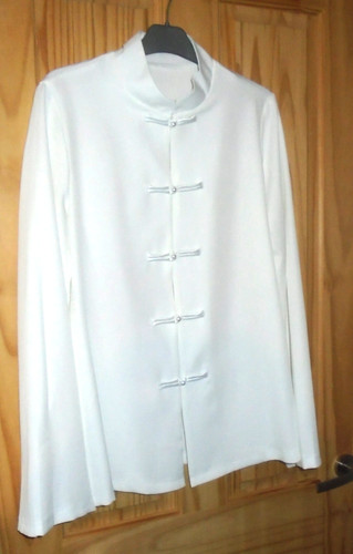 Ivory oriental nehru mandarin - ivory,