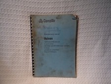 Vintage CompAir Holman 140S / 175S Air Compressor Engine Parts Manual Book