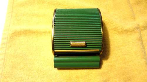 Vtg art deco green bakelite - deco,