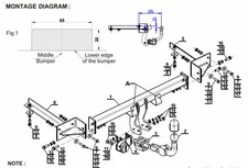 Detachable Tow Bar For