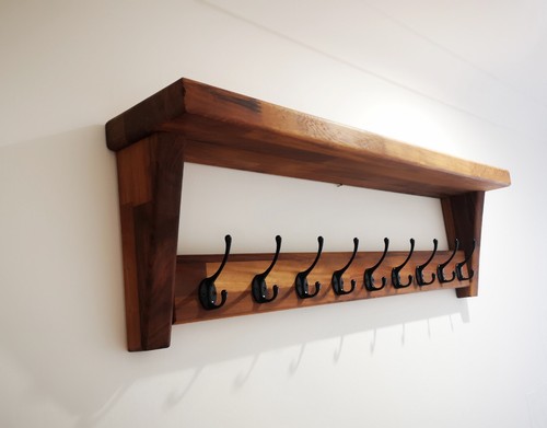 Wooden coat rack - rack, with