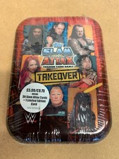 WWE TOPPS Slam Attax Takeover Factory Sealed Tin