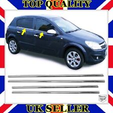 Chrome Windows Frame Trim 4 pcs S.STEEL Vauxhall Opel ASTRA H HB 2004 to 2010