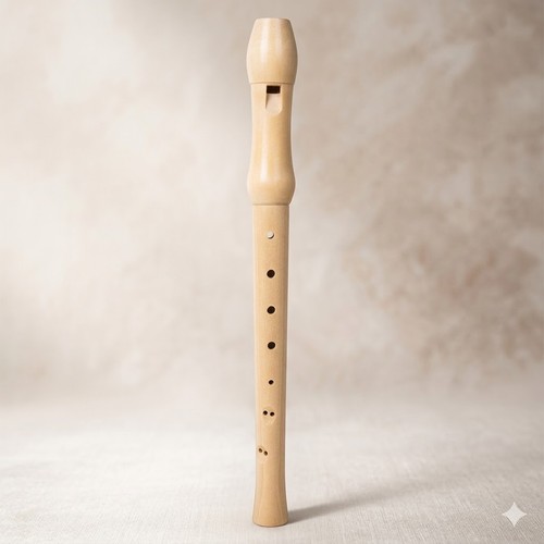 Wooden hole treble recorder - wooden,