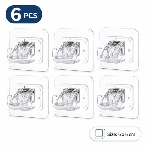 Pack adhesive curtain - pack, pole