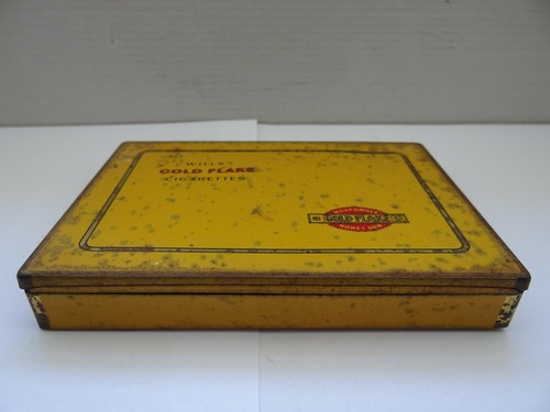 Vintage tin wills gold - tin,