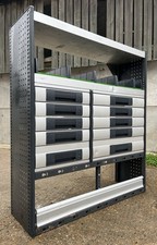 VAN RACKING SHELVING DRAWERS DRAWS LIN BINS SHELVES BOTT SORTIMO TEVO + VAT