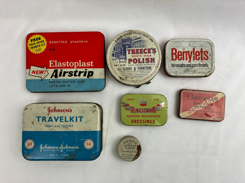 Vintage collectible tins - collectible,