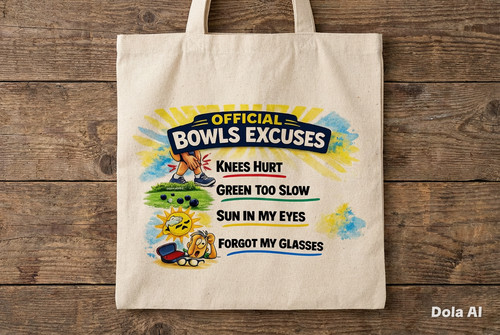 Lawn bowls tote - lawn, “bowls
