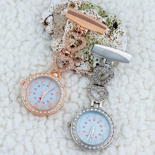 Crystal stylish nurse watch - stylish,