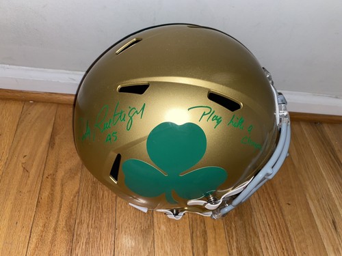 Rudy ruettiger signed - rudy, notre