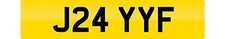 JAY F NUMBER PLATE J24 YYF