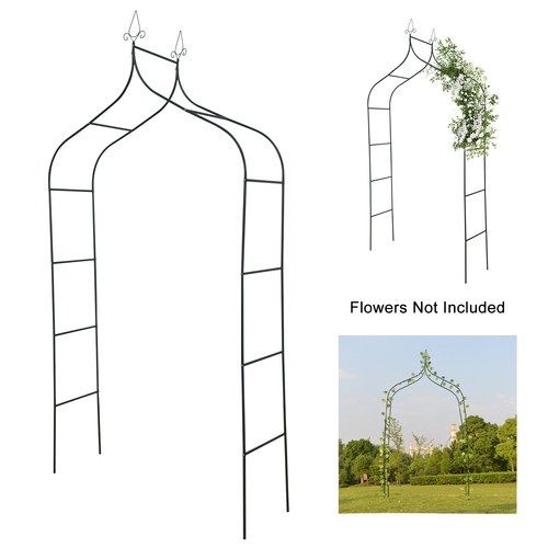 Metal decorative garden arch - garden,