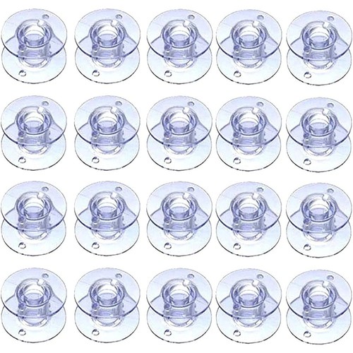 Sa156 clear plastic - clear, bobbins