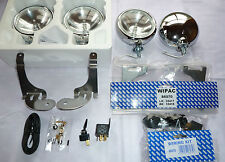 BMW Mini Cooper S 01-06 Chrome Spot Lights Wipac S6055 Originals Brackets Wiring