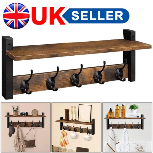 Wall mounted coat rack shelf - coat,