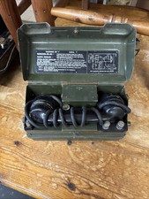Military Vintage Army Field Telephone Set "J" YA7815  [PL1]