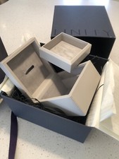 David Linley Grey Leather Look