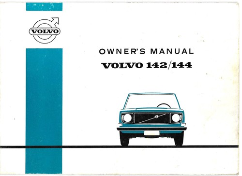 Volvo 142 144 - owner's, manual