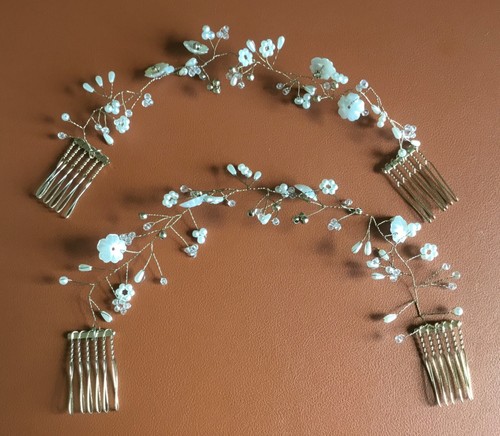 Bridal hair vine - , with