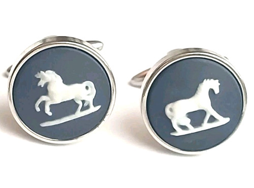 Wedgwood cufflinks silver tone - silver,