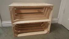 SHOE RACK - EUROPEAN VINTAGE WOODEN APPLE BOX FRUIT CRATE RUSTIC SHABBY CHIC 