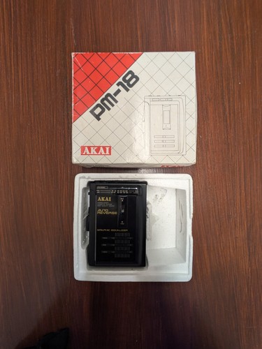 Rare akai radio cassette - akai, pm-18