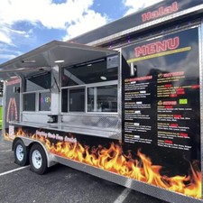 New type of street food trailer for sale: coffee van, food truck, hamburger