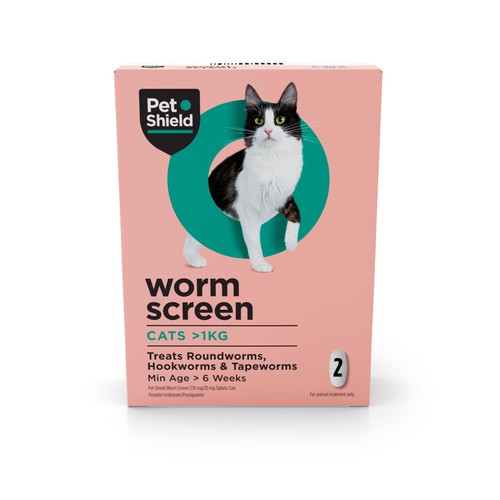 Worm screen cat - screen, worming