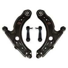 For Vw Bora 1.9 TDi 1999-2005 Front Lower Wishbone Suspension Arm Pair + Links
