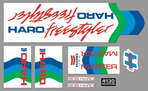 Haro freestyler master - freestyler, decal